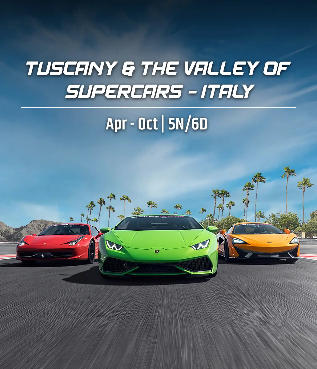 Tuscany and the Valley of Supercars