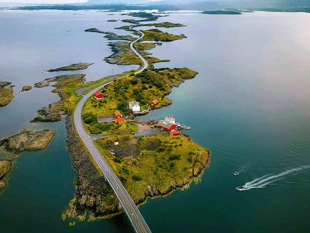 Atlantic Ocean Road in Norway