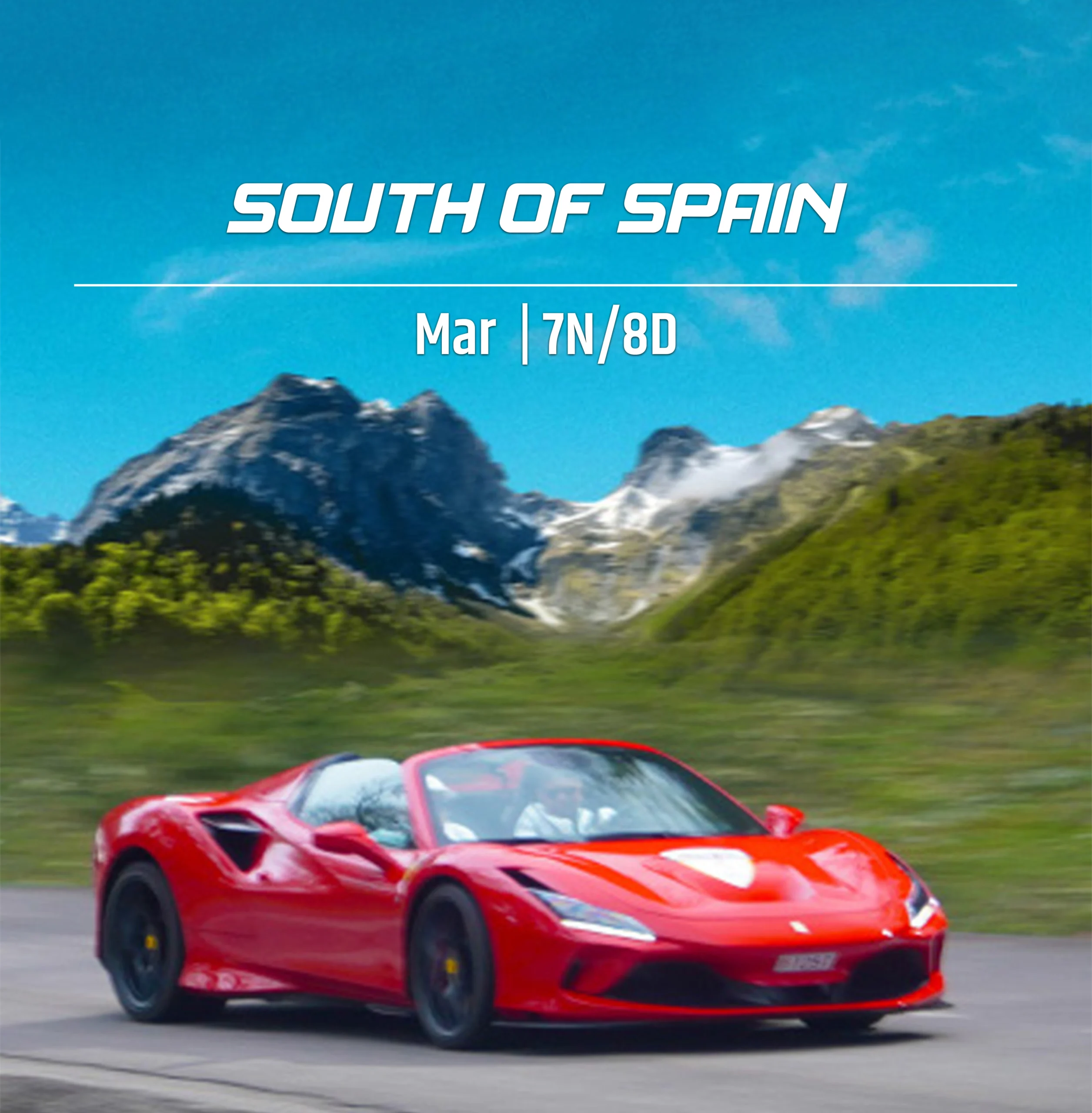 Supercar Drive – South of Spain