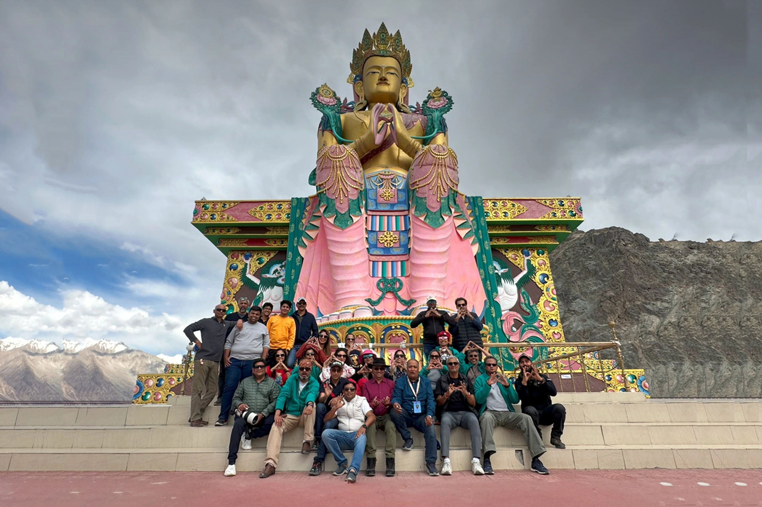 Buddhist monastery in Diskit, Nubra Valley